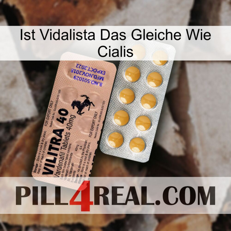 Is Vidalista The Same As Cialis 41